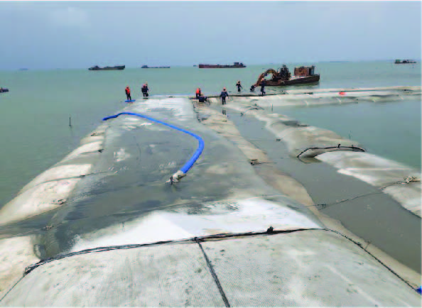 Ống địa kỹ thuật Geotube – Thi công ống địa trong công trình biển